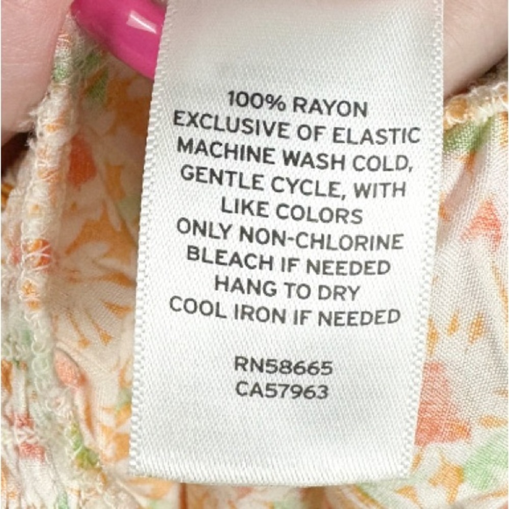 BP Nordstrom Tamara Daisy Crop Cami Tank Size XL - Picture 10 of 10